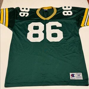 Vintage Champion Green Bay Packers Antonio Freeman Football Jersey